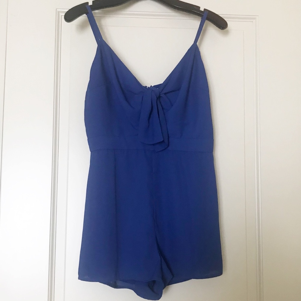The Impeccable Pig Cobalt Blue Romper